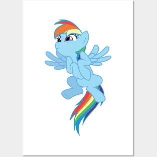 silly cute Rainbow Dash Posters and Art